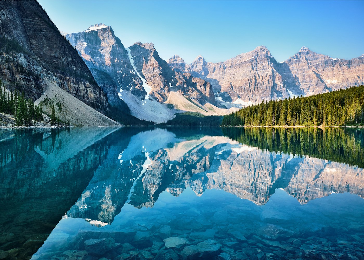 Lac et forêt